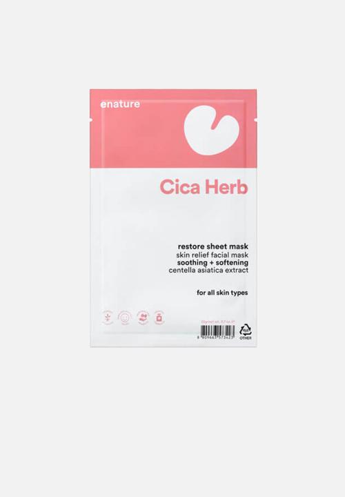 enature - Cica Herb Restore Sheet Mask 10 Piece Set