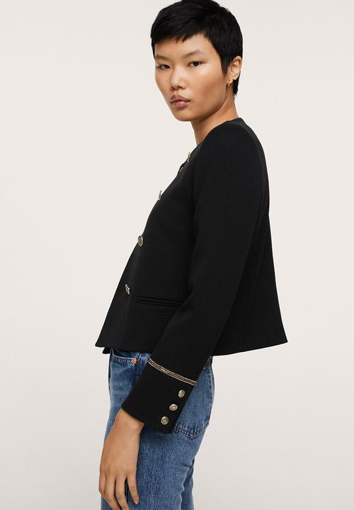 MANGO - Jacket cecil - black