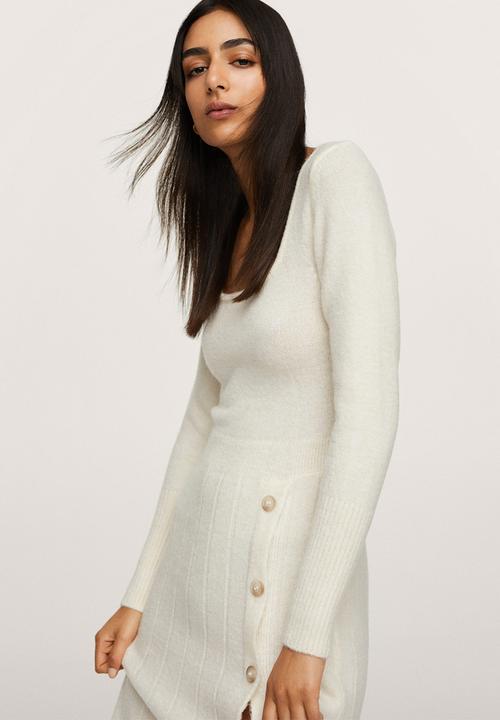 MANGO - Dress cloud - light beige