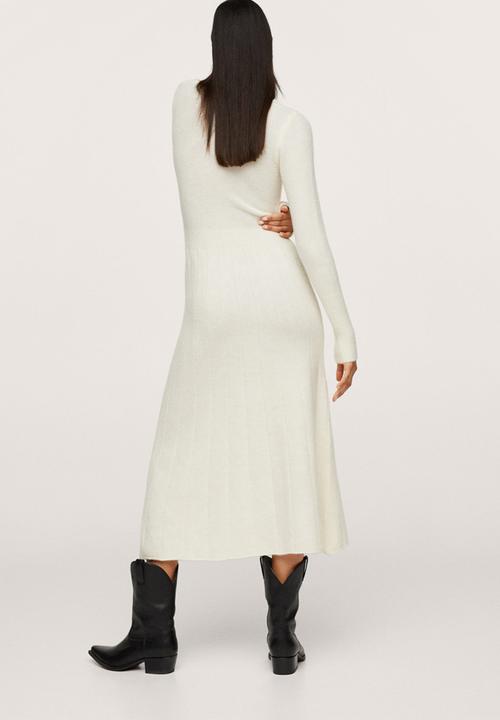 MANGO - Dress cloud - light beige