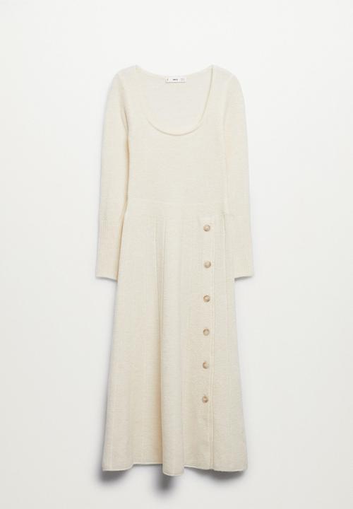 MANGO - Dress cloud - light beige
