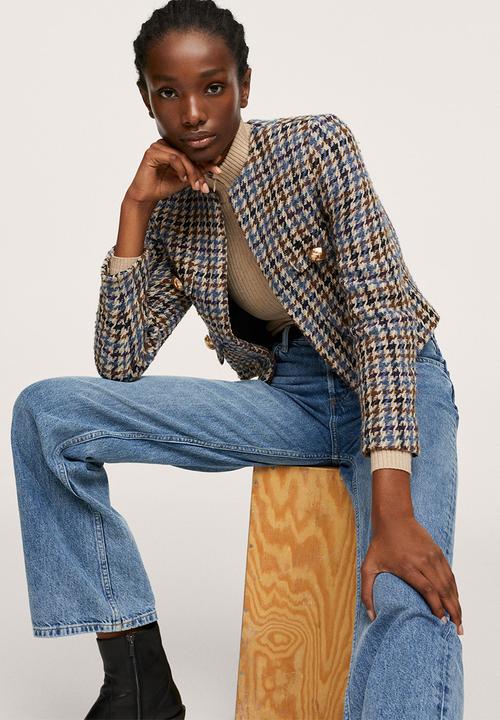 MANGO - Jacket colori - medium blue