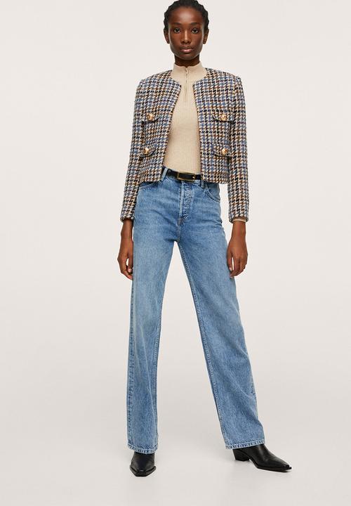 MANGO - Jacket colori - medium blue