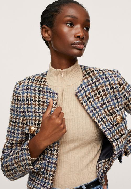 MANGO - Jacket colori - medium blue