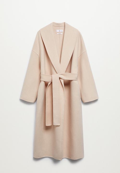 MANGO - Coat manuela - light beige