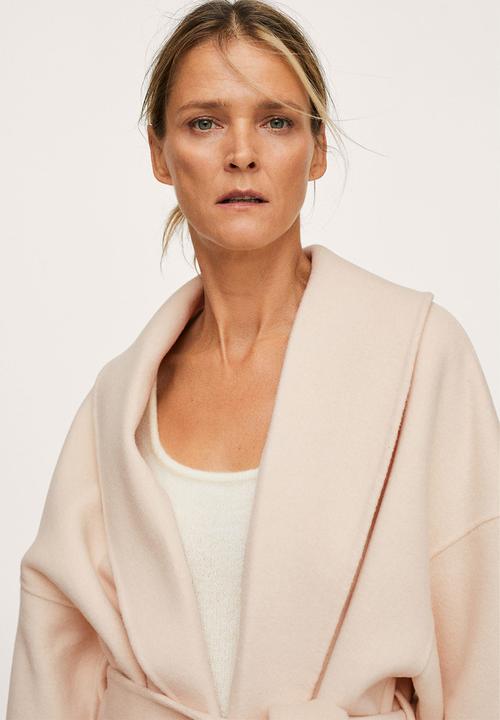 MANGO - Coat manuela - light beige