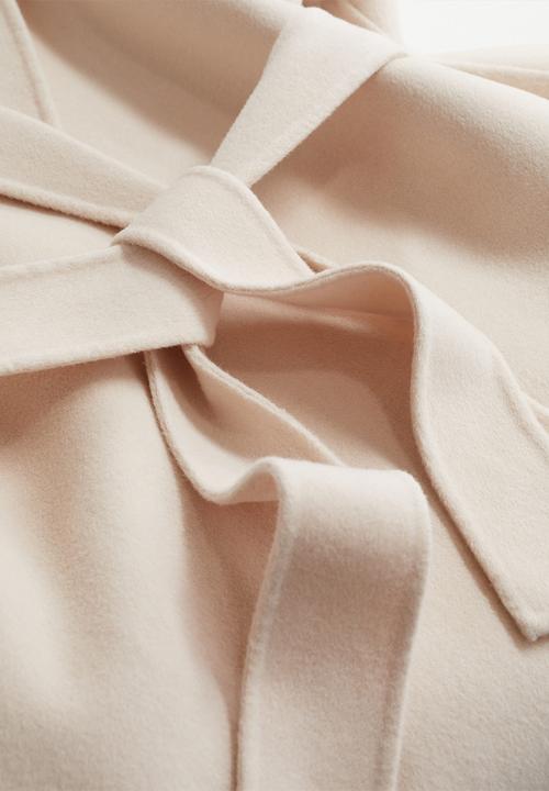 MANGO - Coat manuela - light beige