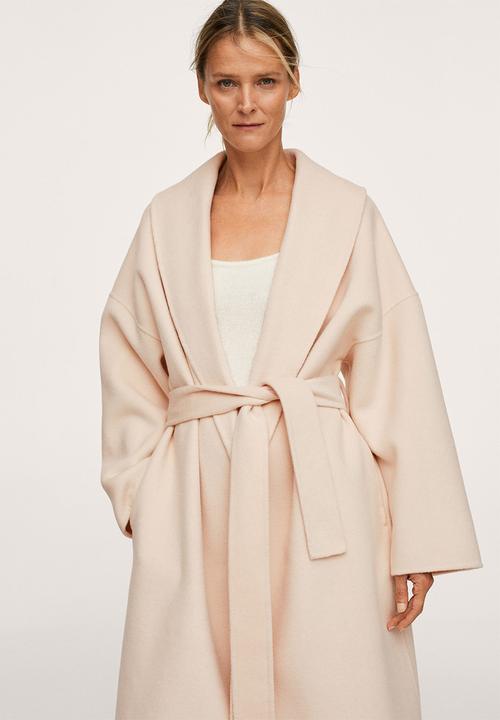 MANGO - Coat manuela - light beige