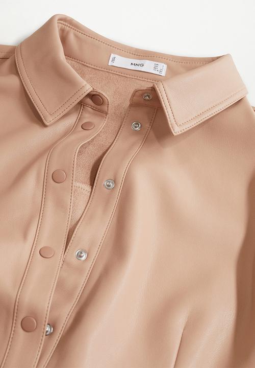 MANGO - Shirt gaga - light pastel pink