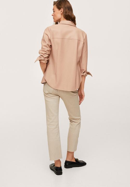 MANGO - Shirt gaga - light pastel pink