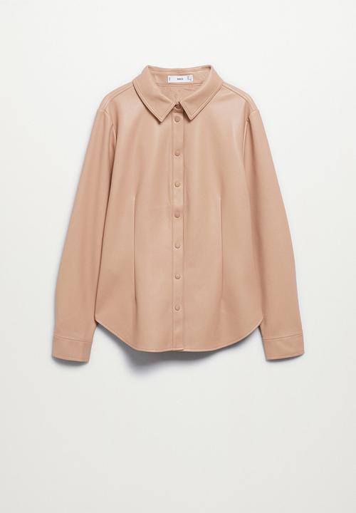 MANGO - Shirt gaga - light pastel pink