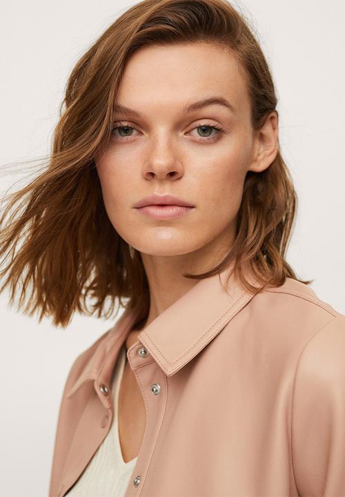 MANGO - Shirt gaga - light pastel pink