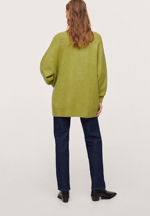 MANGO - Cardigan taldora - medium green