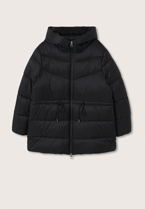 MANGO - Plus anorak tibet - black