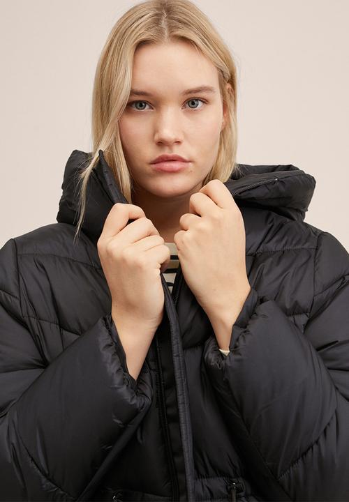 MANGO - Plus anorak tibet - black