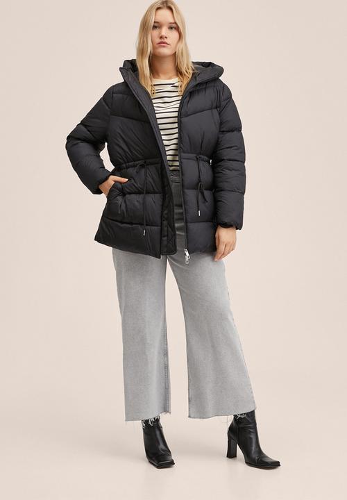 MANGO - Plus anorak tibet - black