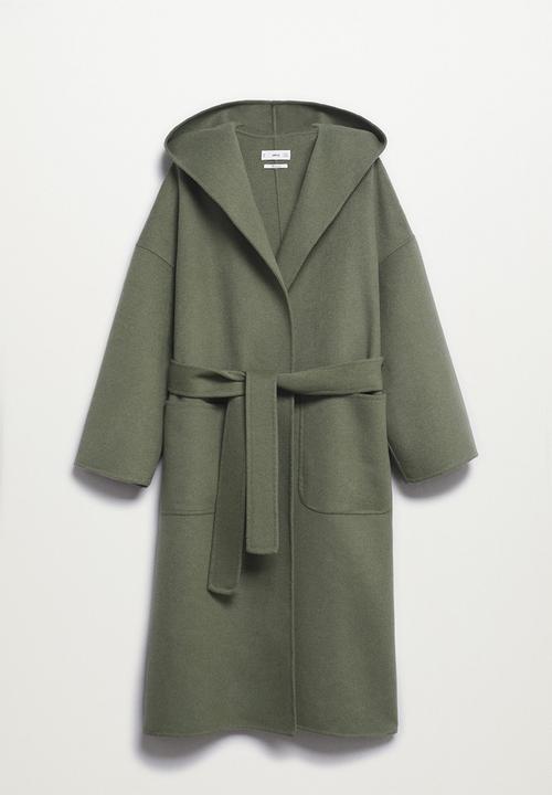 MANGO - Coat mulan - green