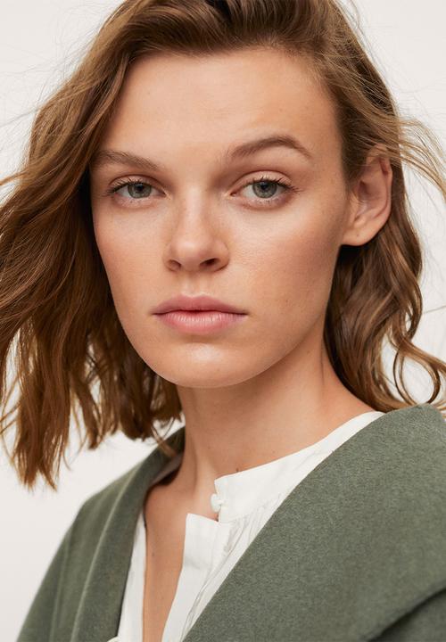 MANGO - Coat mulan - green