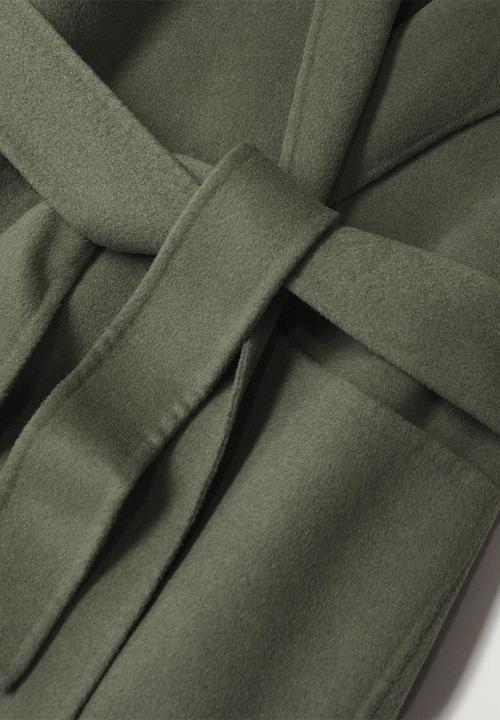 MANGO - Coat mulan - green