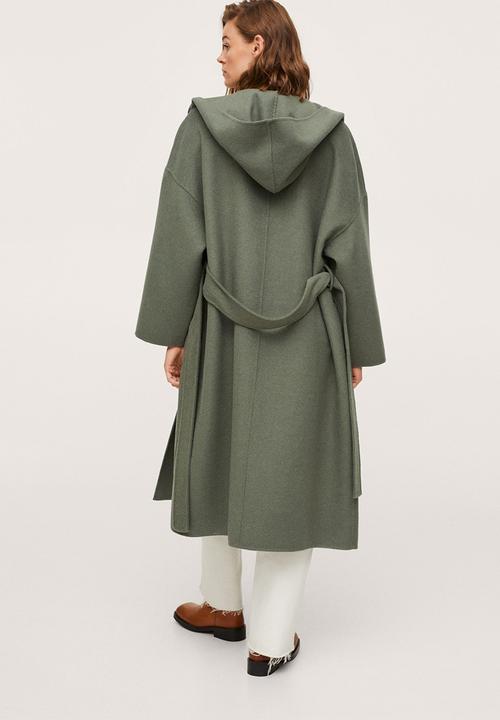 MANGO - Coat mulan - green
