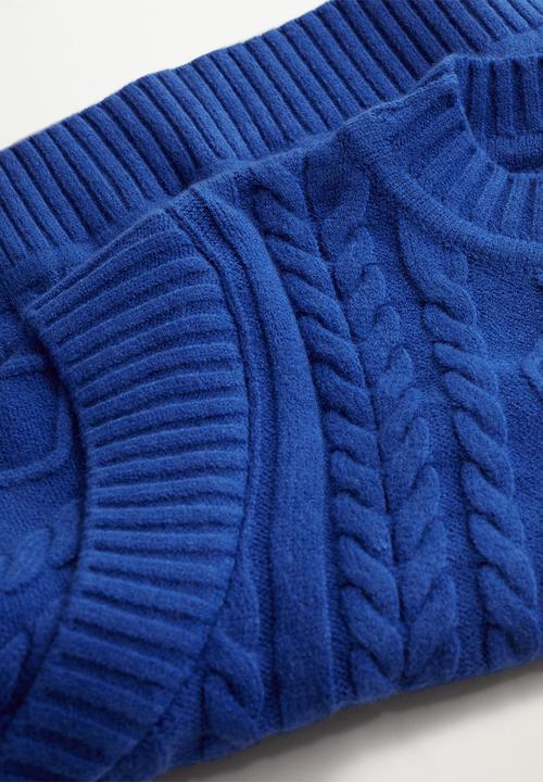 MANGO - Sweater bunny - mid blue