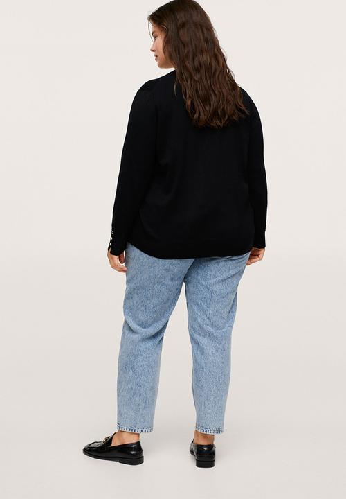 MANGO - Plus cardigan gina - black