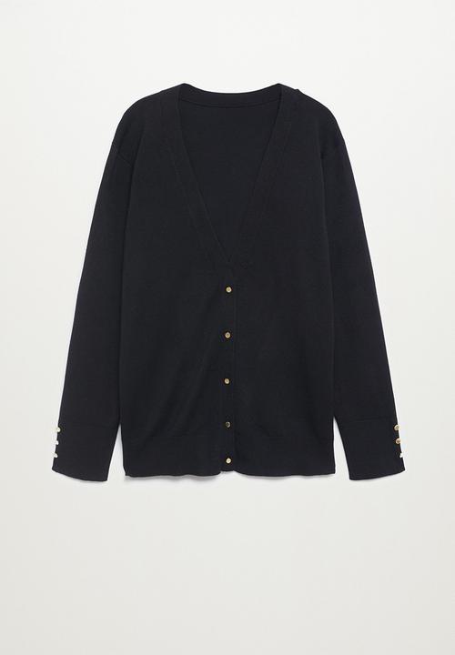 MANGO - Plus cardigan gina - black
