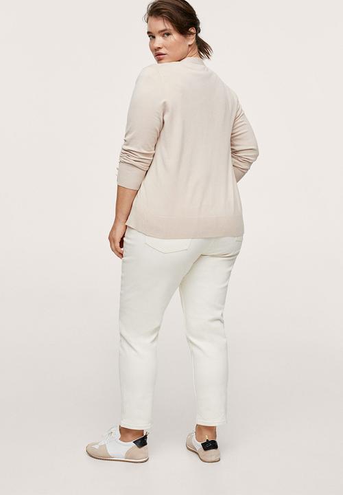 MANGO - Plus cardigan gina - light beige