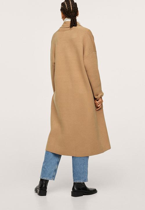 MANGO - Coat ringo - medium brown