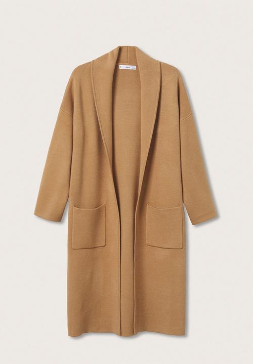 MANGO - Coat ringo - medium brown