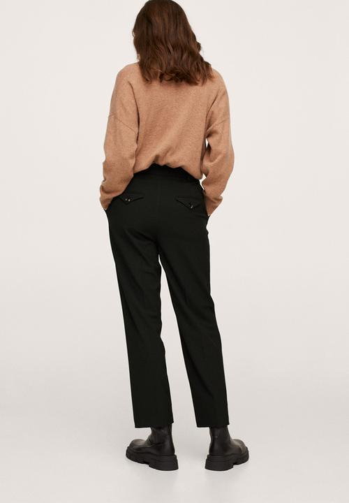 MANGO - Trousers alessia - black