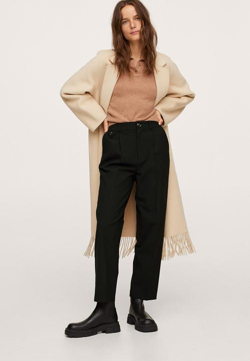 MANGO - Trousers alessia - black