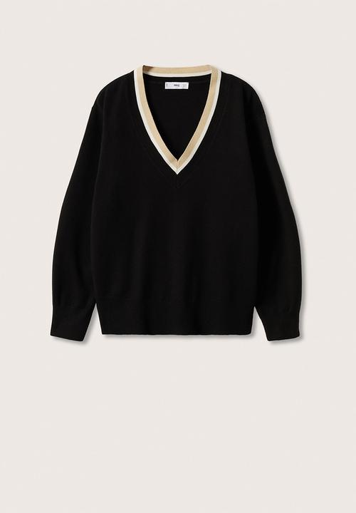 MANGO - Sweater honesty - black