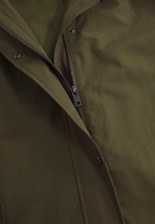 MANGO - Plus parka crew1 - khaki