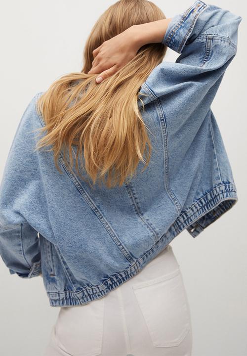 MANGO - Jacket candela - open blue