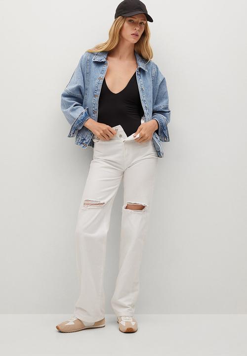 MANGO - Jacket candela - open blue