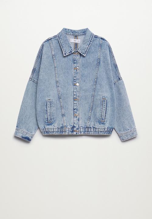 MANGO - Jacket candela - open blue