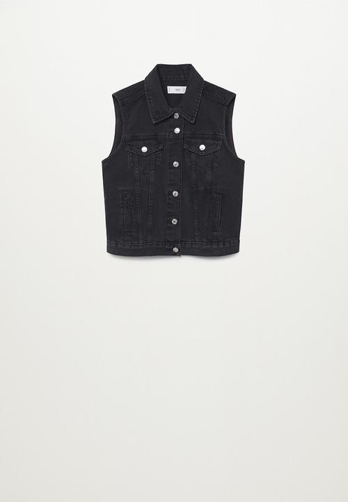 MANGO - Waistcoat vicky - open grey