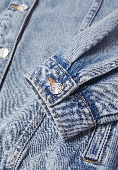 MANGO - Jacket candela - open blue