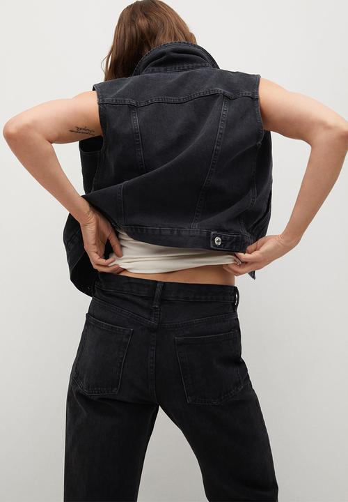 MANGO - Waistcoat vicky - open grey