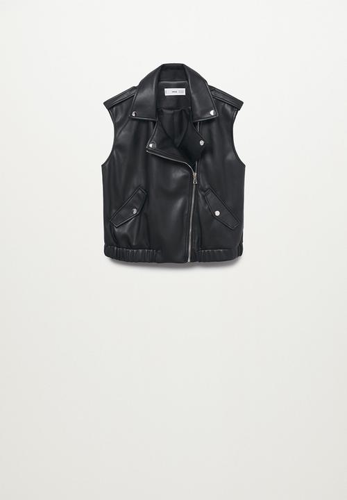 MANGO - Waistcoat vicky - open grey