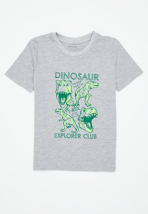 Pop Candy - 3 pack graphic t-shirt - navy, grey & white