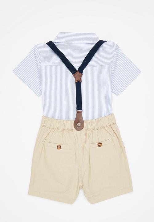 Pop Candy - Boys shirt & shorts set - multi