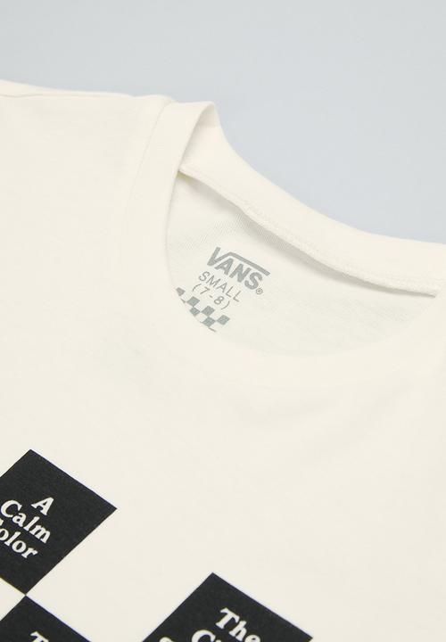 Vans - Checkerboard day girls tee - marshmallow