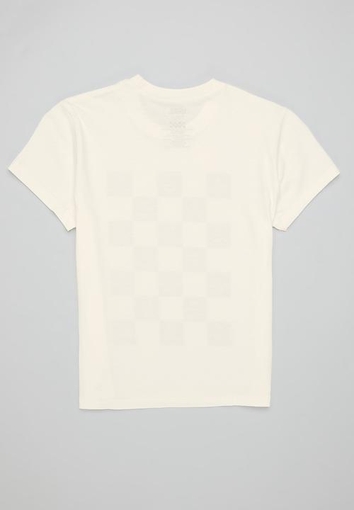 Vans - Checkerboard day girls tee - marshmallow