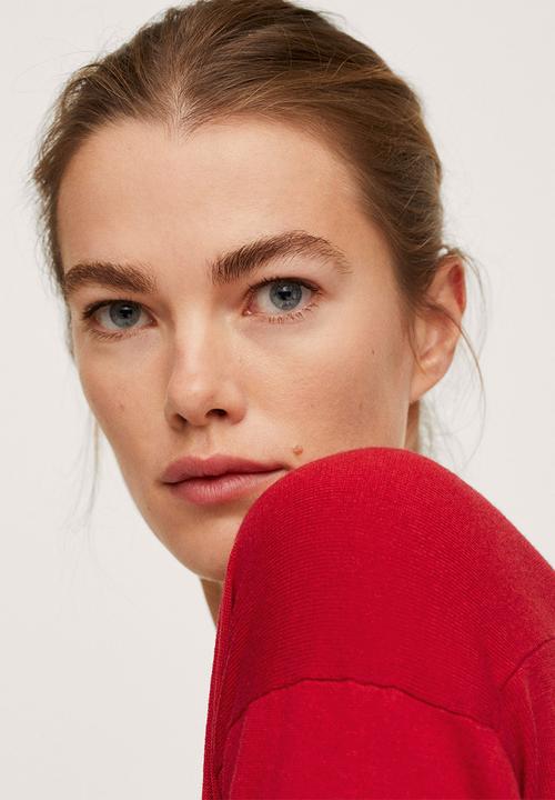 MANGO - Sweater haramon - red