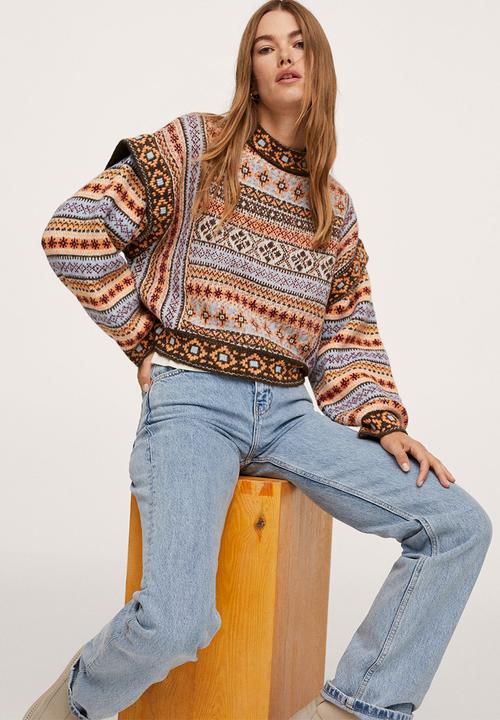 MANGO - Sweater andes - light/pastel brown