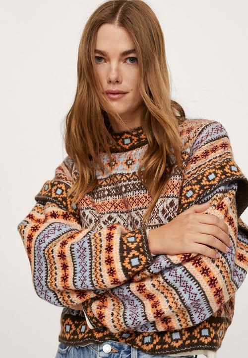 MANGO - Sweater andes - light/pastel brown