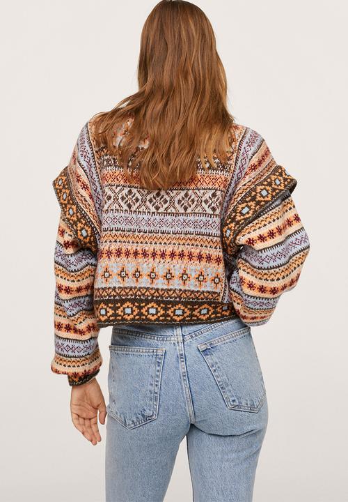 MANGO - Sweater andes - light/pastel brown