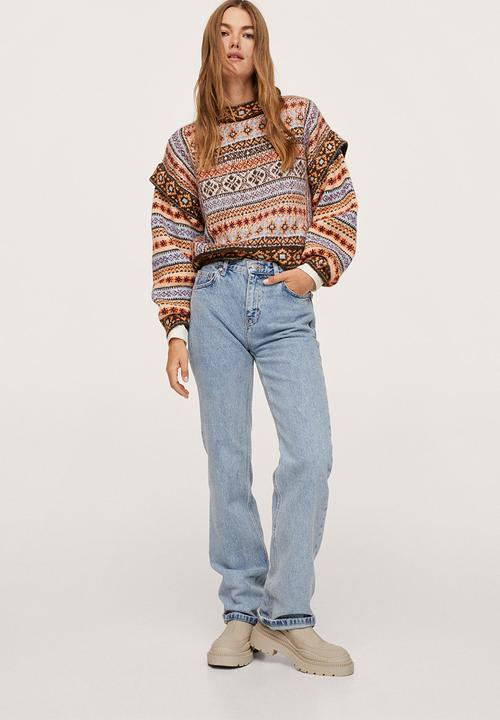 MANGO - Sweater andes - light/pastel brown